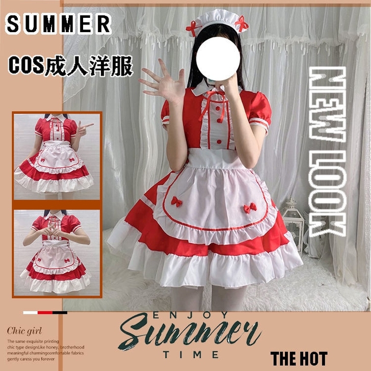 轻音女仆装  Lolita甜美软妹裙子 日...