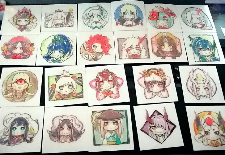 阴阳师同人贴纸