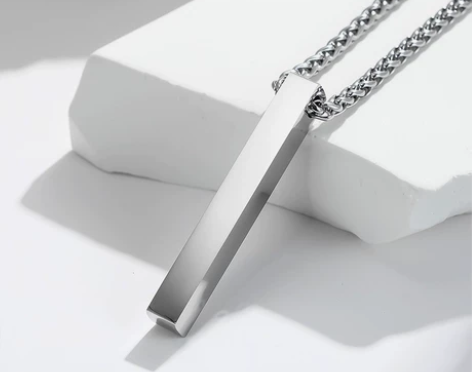 CHAOFANJI 男士项链潮牌设计百搭钛...