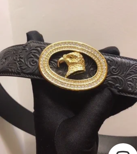 24k镀黄金 头层进口牛皮 爆款 皮带 腰...