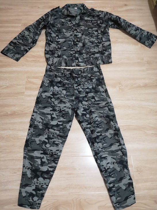 军训迷彩工作服套装适合干活穿