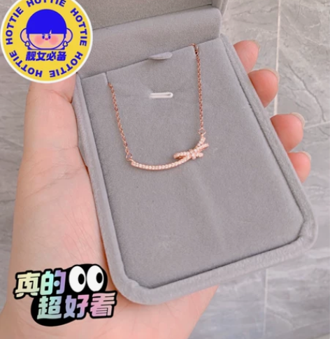 【捡漏】新加坡代购CHOMEL项链女纯银锁...