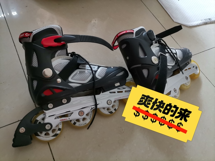 cougar美洲狮,轮滑全新,用过3次,袋...