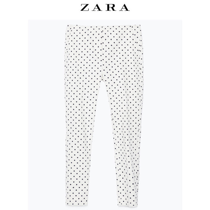 ZARA 女装 圆点铅笔裤 0147802...