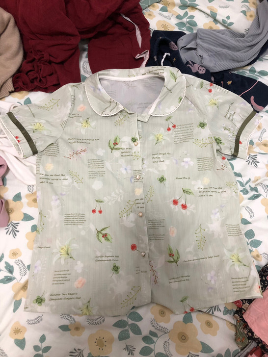 日系夏装少女软妹二次元学生 可爱 樱桃百合...