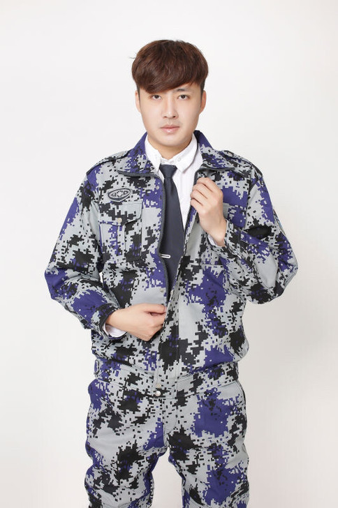加厚保安迷彩服工作服劳保服工程装作训服作训...