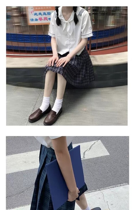 jk制服鞋 乐福鞋
