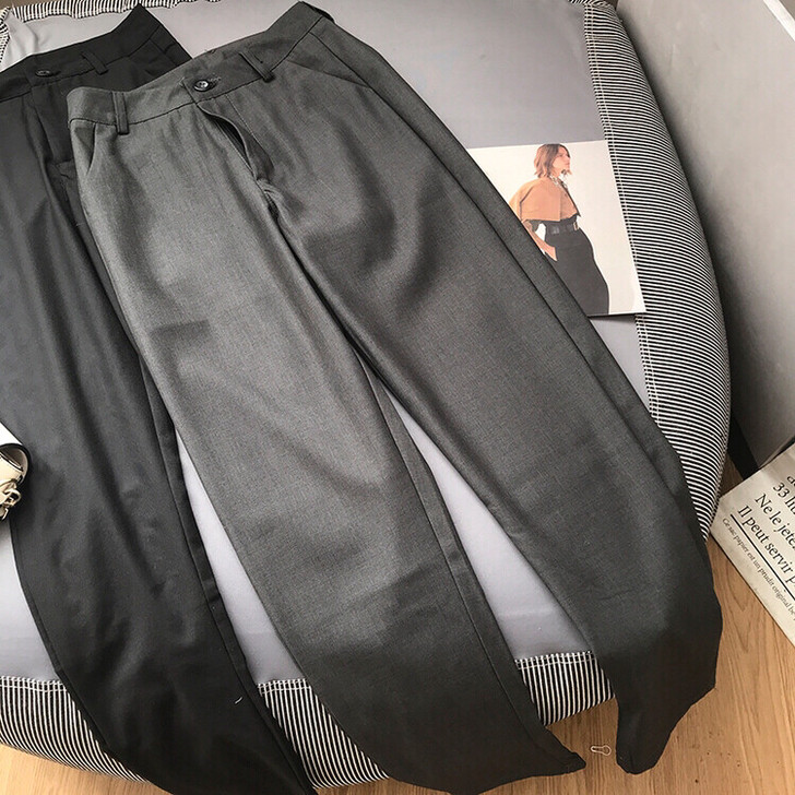 质感大牌铅笔裤烟灰色质感大牌铅笔裤烟灰色全...