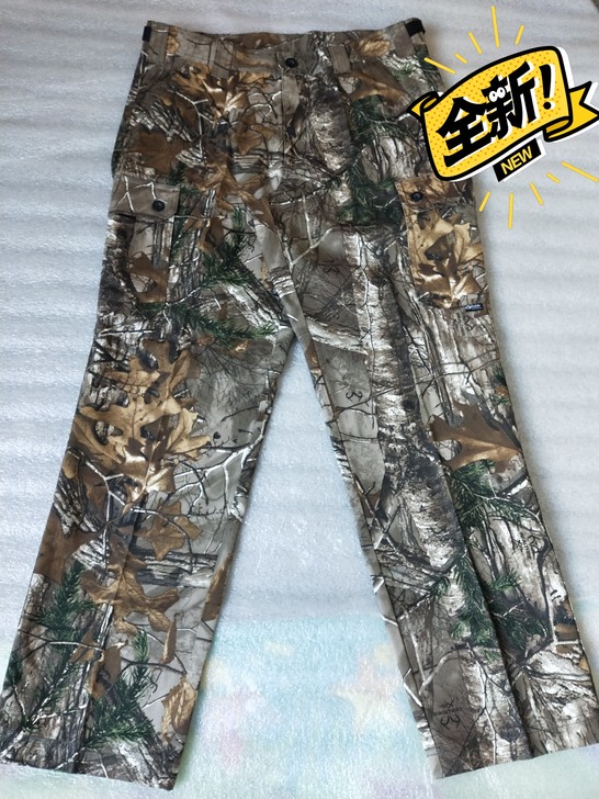 男士户外运动仿生狩猎服 作训裤树叶迷彩  ...