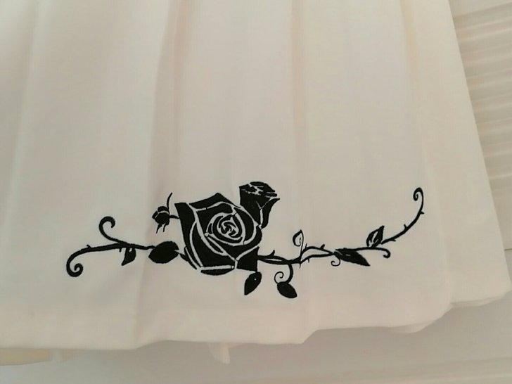 #下衣#玲玖家荆棘玫瑰蔷薇刺绣软妹二次元学...