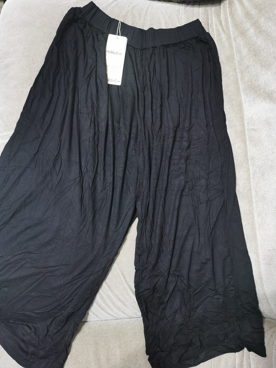 阔腿裤 胖MM 大码女装 莫代尔棉  裤子...