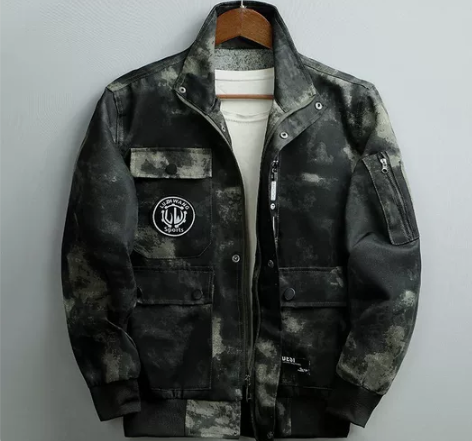 【断码处理】春秋季劳保工作服装男士外套迷彩...