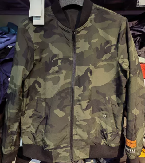 正品CBA迷彩服夹克开衫 全新无吊牌，保证...