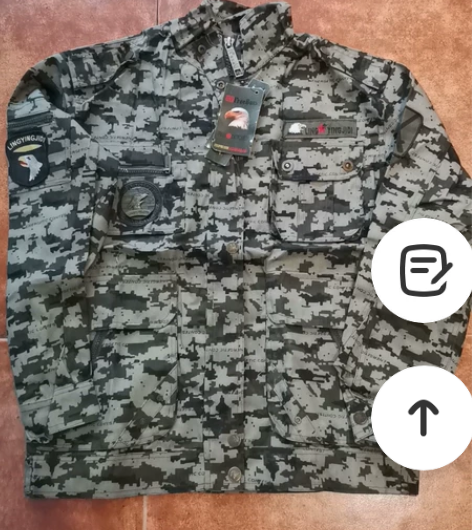 库存,全新,鹰王基地劳保迷彩服上衣,175...