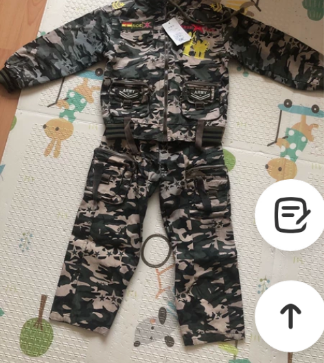 儿童迷彩服套装 小孩特种兵军训服 全新儿童...