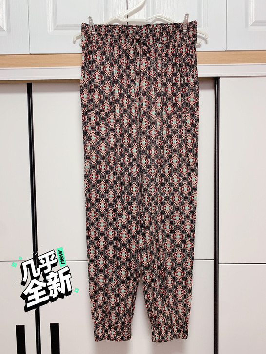 Hollister民族风小脚束脚全棉女士薄...