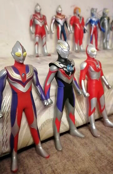 【低价处理】奥特曼玩具大号软胶奥特曼人偶迪...