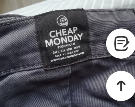 cheap monday 滑板裤 滑板大牌...