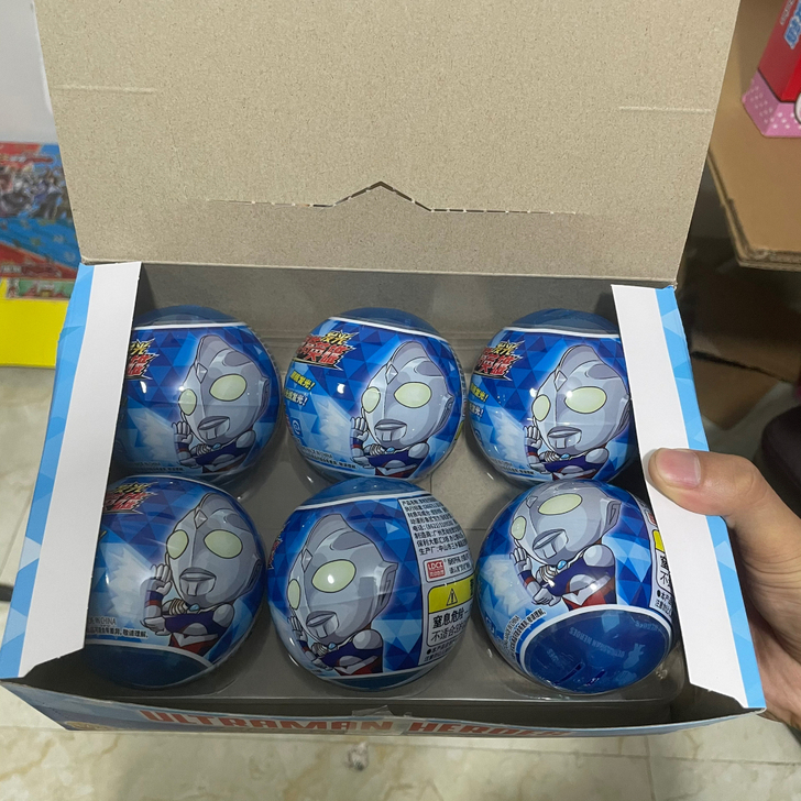 新款上市正版授权灵动创想奥特曼发光英雄扭蛋...