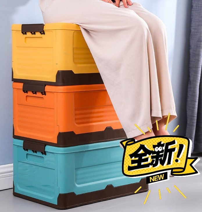 可折叠收纳整理箱子特超大号床底储物装玩具衣...