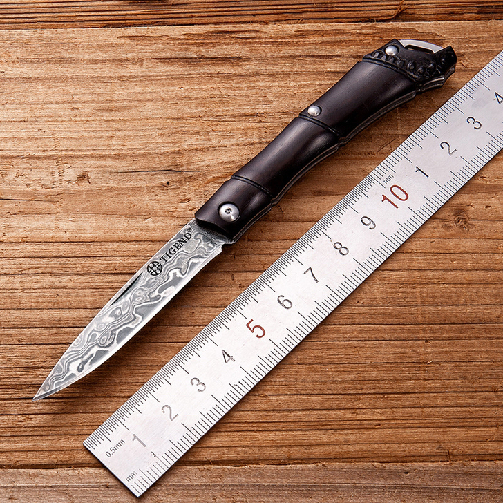 户外折刀高硬度随身便携式小刀钥匙扣刀水果刀...