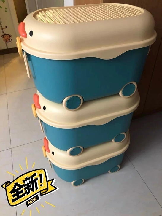 【低价清库存】玩具收纳箱家用整理箱塑料大容...