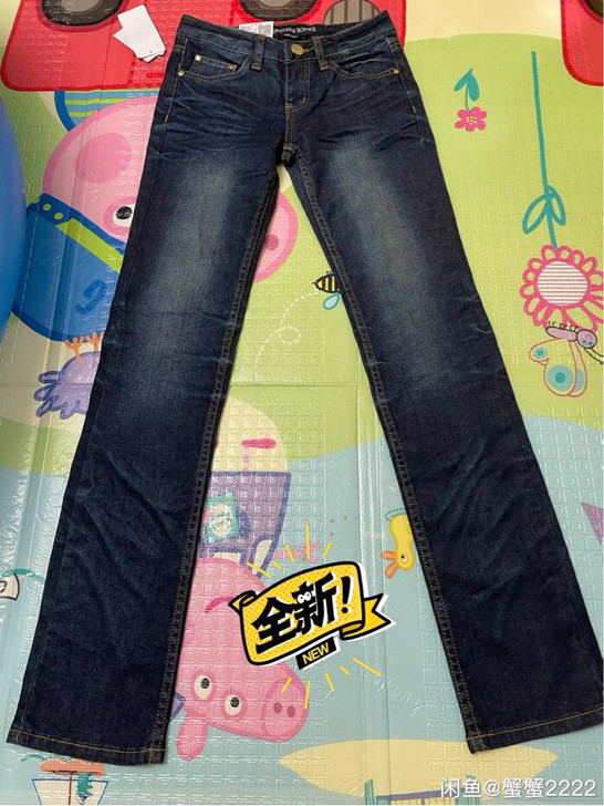 全新150美特斯邦威牛仔裤女 女装大小15...