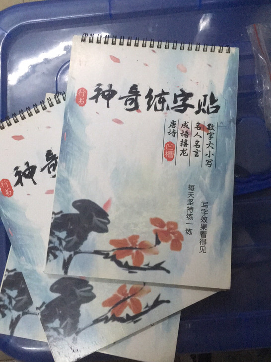 凹槽硬笔行书练字帖