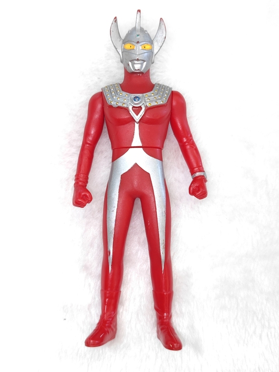 日版泰罗奥特曼17cm2000版软胶万代玩...