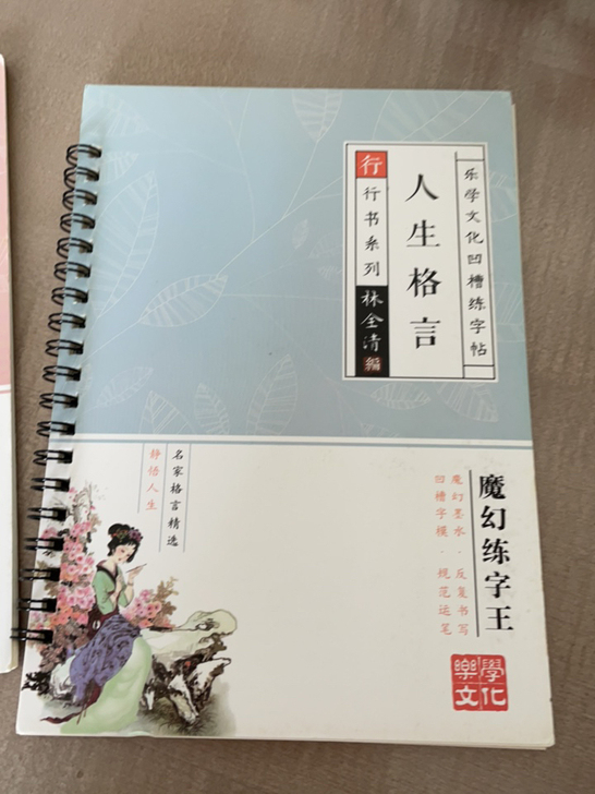 练字帖两本全新的