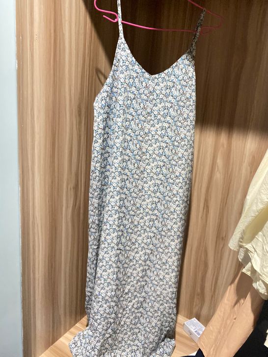 夏日清新碎花连衣裙