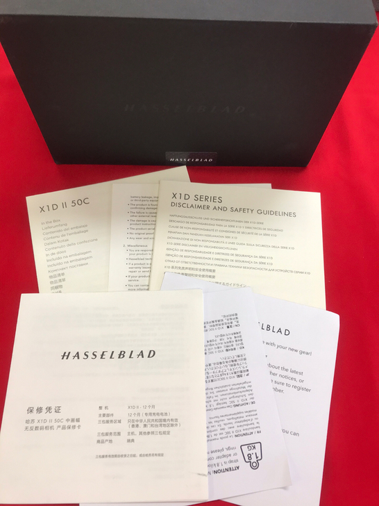 99新,哈苏X1D II中画幅相机。成色新...