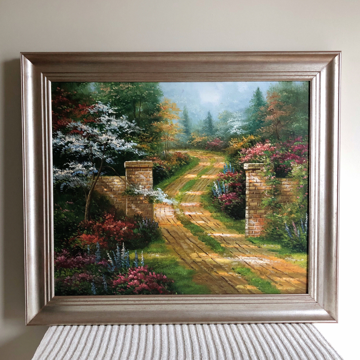 油画《出路》古典油画艺术作品原创装饰油画。...