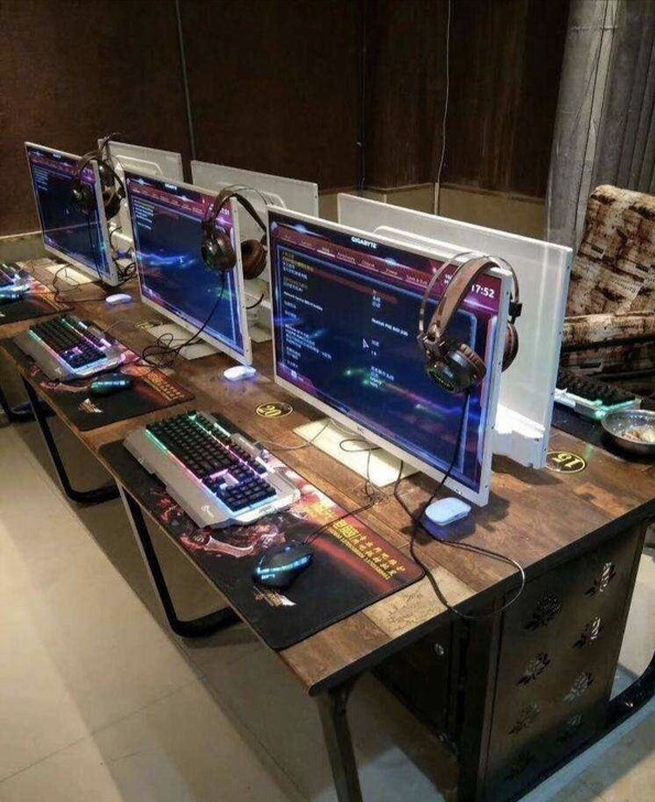 网咖台式机电脑处理95新台式电脑主机和显示...