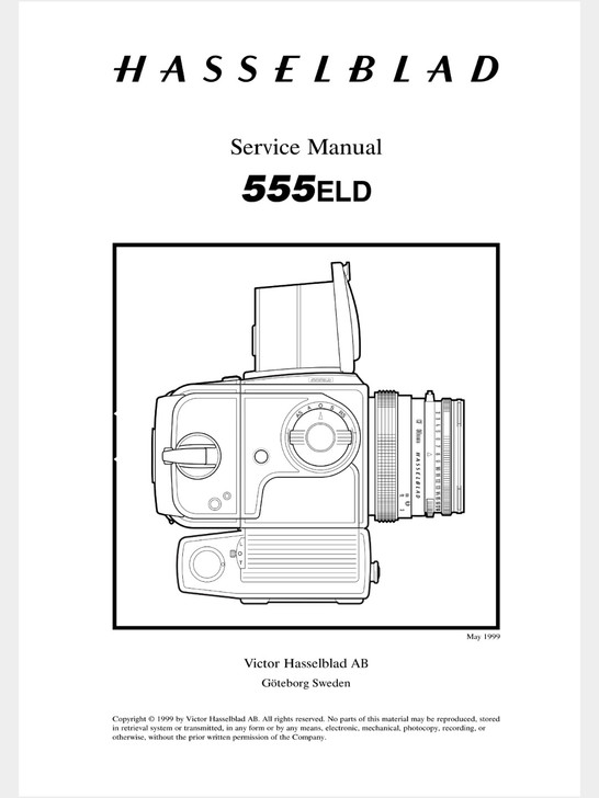 哈苏555ELD维修保养手册 hassel...