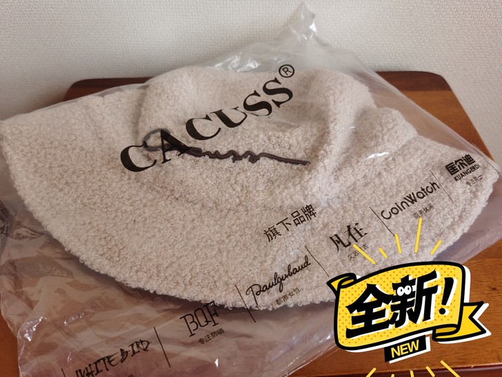 CACUSS 渔夫帽 韩版 秋冬 保暖 全新