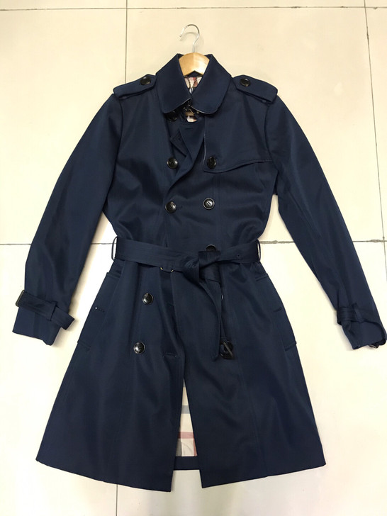 全新女士双排扣风衣 L xl xxl三个码