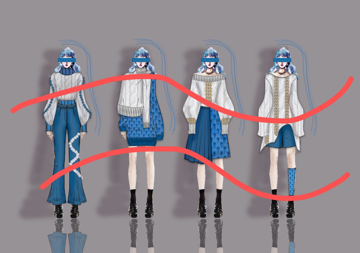ps服装款式图服装效果图