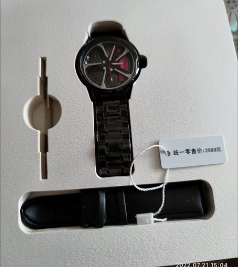正品svj奥迪刀锋手表RS7轮毂奥迪手表旋...