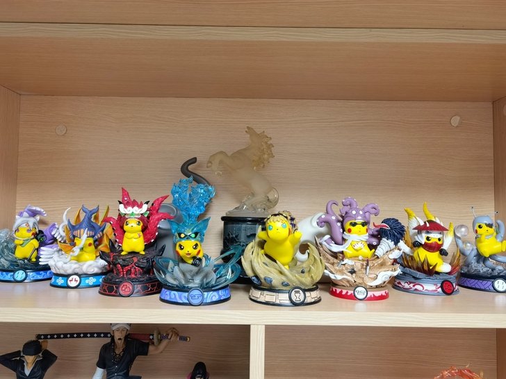 te 皮卡丘，三只眼，变皮 尾兽皮1-8尾...
