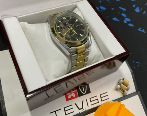 TEVISE手表男士全自动机械表商务防水男...