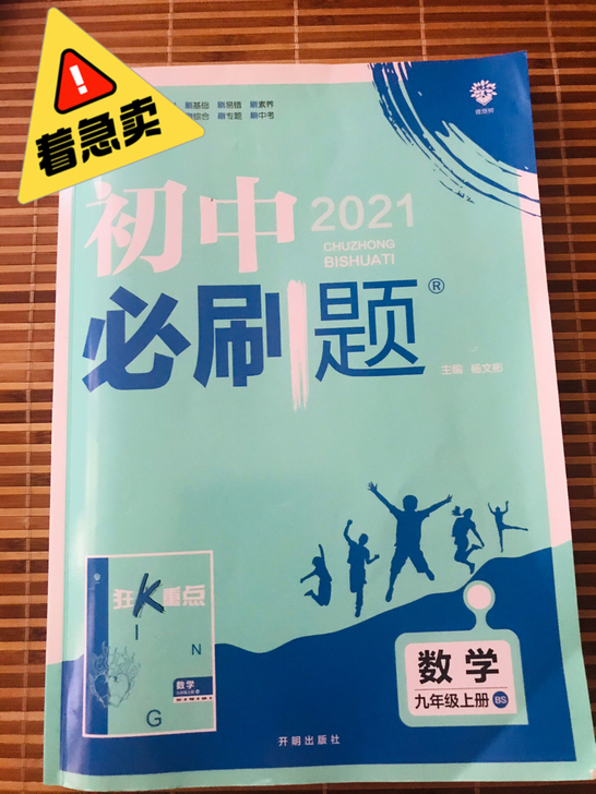 初中必刷题数学2021最新版 九年级上册