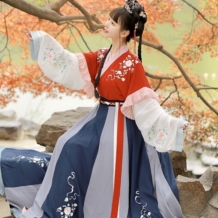 素羽华裳 棠茶 晋制汉服