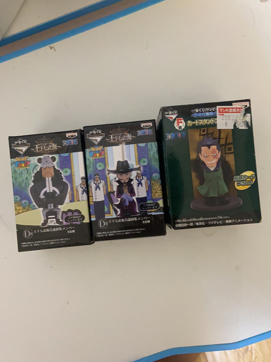 海贼王一番赏WCF 鹰眼熊全新未拆。龙回盒...