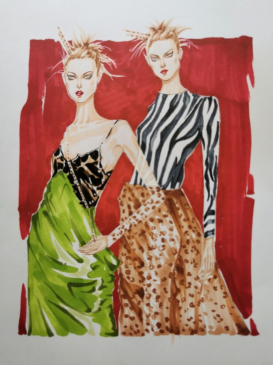 服装效果图代画临摹