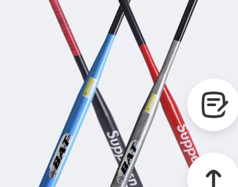 合金钢棒球棒车载防身棒球棍磨砂哑光黑加粗加...