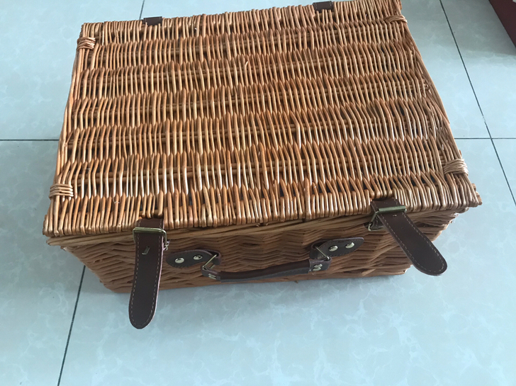 柳条收纳箱编织筐