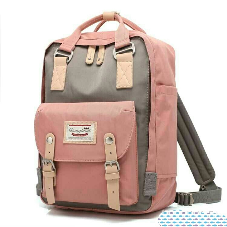 Doughnut甜甜圈双肩包韩版mini书...