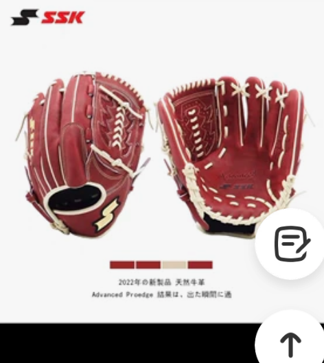 Ssk进阶版棒球投手手套 全新日本进口22...