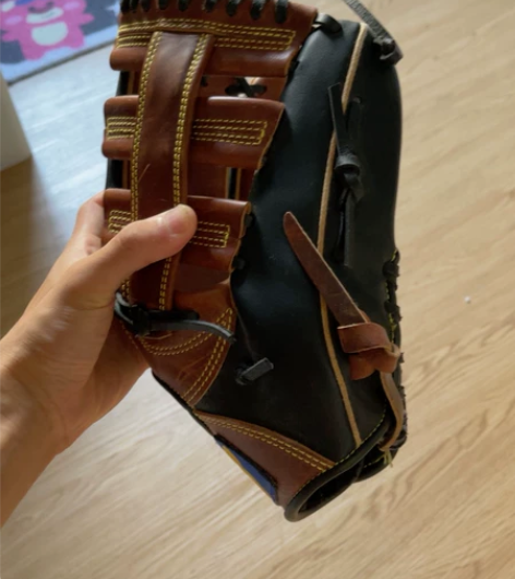 布瑞特Brett棒球手套 牛皮掌心球挡 背...